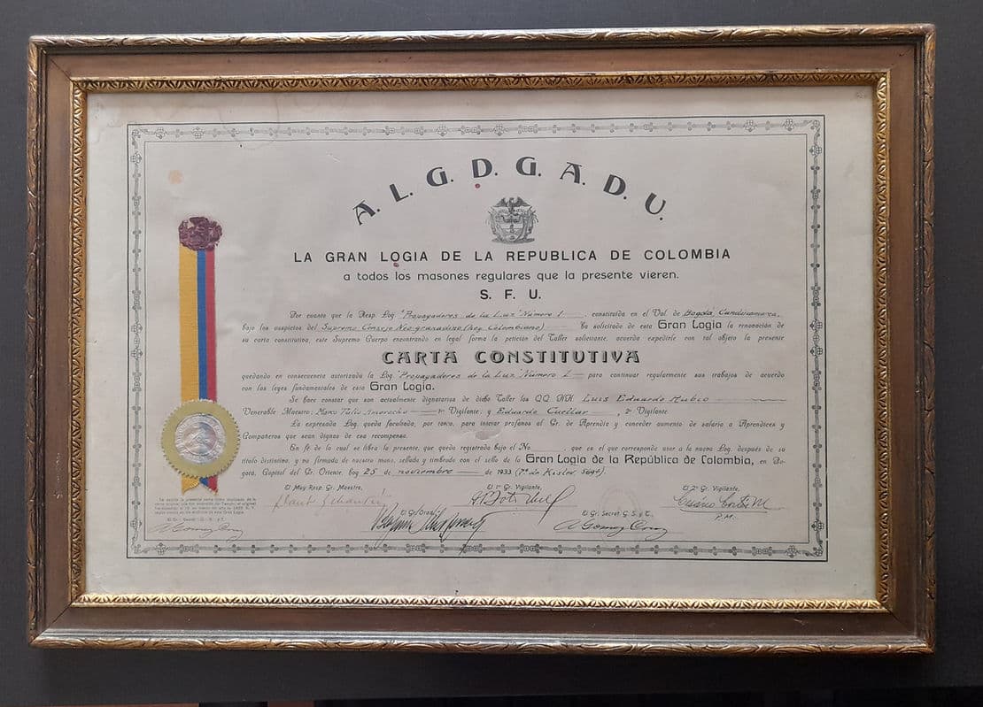 Carta Constitutiva Log ∴ Propagadores de la Luz N°1