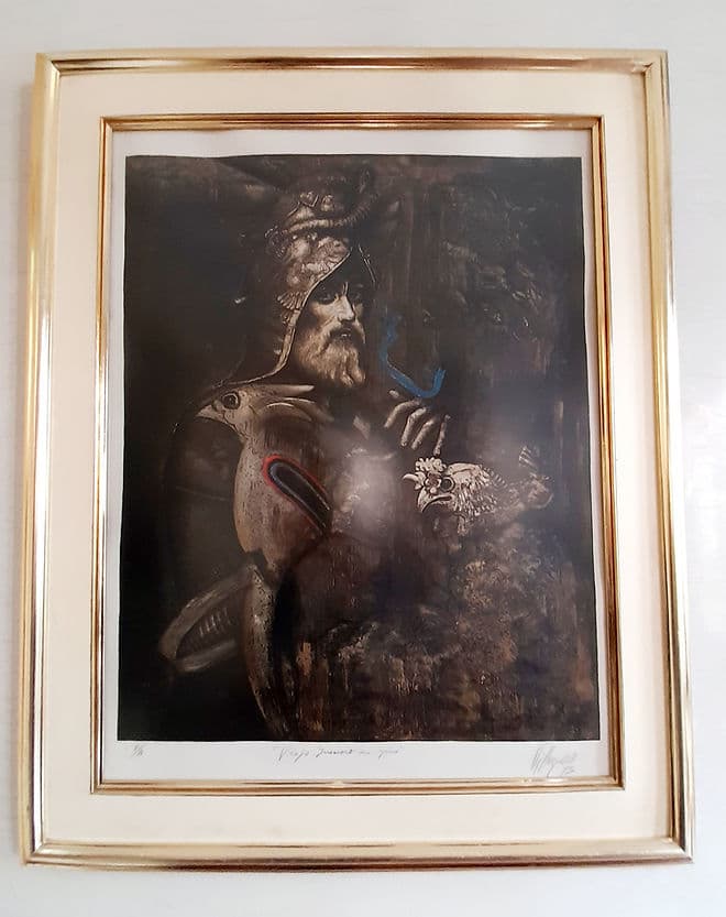 Cuadro de arte masónica